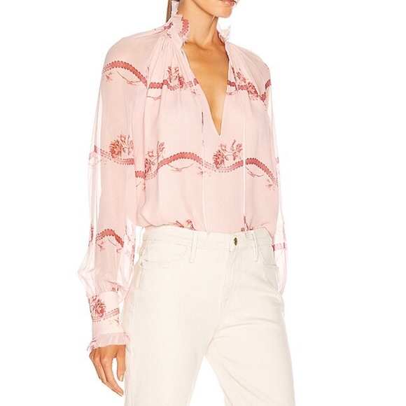 JONATHAN SIMKHAI Monica Rose Top - Picture 3 of 8